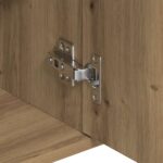 VidaXL Príborník Artisan Dub 88x30x70 cm Konštruktérske drevo – Obrázok 10