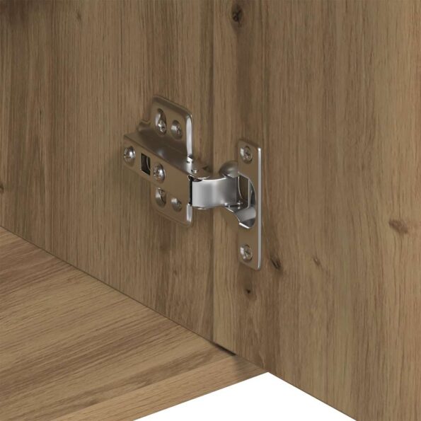 VidaXL Príborník Artisan Dub 88x30x70 cm Konštruktérske drevo – Obrázok 10