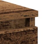 vidaXL Stôl Old Wood 90x45x76 cm Engineered Wood – Obrázok 9