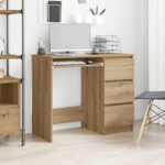 vidaXL Stôl Artisan Dub 90x45x76 cm Konštruktérske drevo – Obrázok 3