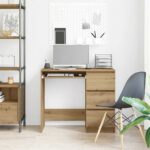 vidaXL Stôl Artisan Dub 90x45x76 cm Konštruktérske drevo – Obrázok 4