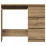vidaXL Stôl Artisan Dub 90x45x76 cm Konštruktérske drevo – Obrázok 6