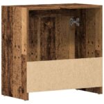 vidaXL Skrinka na umývadlo staré drevo 60x33x60 cm kompozitné drevo – Obrázok 8