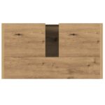 vidaXL Kúpeľňová skrinka pod umývadlo Dub Artisan 60x33x60 cm – Obrázok 9