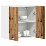 vidaXL kuchynská nástenná skrinka Old Wood 60x31x60 cm Engineered Wood – Obrázok 2