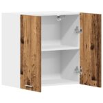 vidaXL kuchynská nástenná skrinka Old Wood 60x31x60 cm Engineered Wood – Obrázok 3