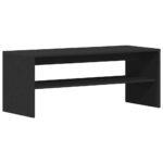 vidaXL TV skrinka čierna 100x40x40 cm drevotrieska – Obrázok 7