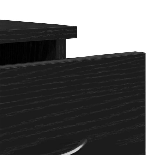 vidaXL Nástenná skrinka čierny dub 88x26x18,5 cm kompozitné drevo – Obrázok 9