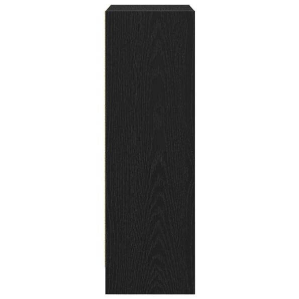 vidaXL Knižnica čierny dub 40x24x76 cm kompozitné drevo – Obrázok 6