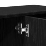 vidaXL Komoda čierna dub 91x29,5x75 cm, imitácia dreva – Obrázok 10