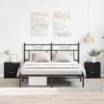 vidaXL Nočné stolíky 2 ks čierny dub 40x30x40 cm kompozitné drevo – Obrázok 3