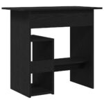 vidaXL Písací stôl, čierny dub 80x45x74 cm, kompozitné drevo – Obrázok 8