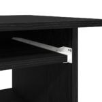 vidaXL Písací stôl, čierny dub 80x45x74 cm, kompozitné drevo – Obrázok 9