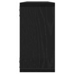 vidaXL Nástenné poličky Cube 4 ks Dub čierny 100x15x30 cm – Obrázok 7