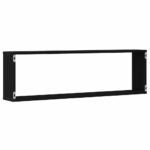 vidaXL Nástenné poličky Cube 4 ks Dub čierny 100x15x30 cm – Obrázok 8