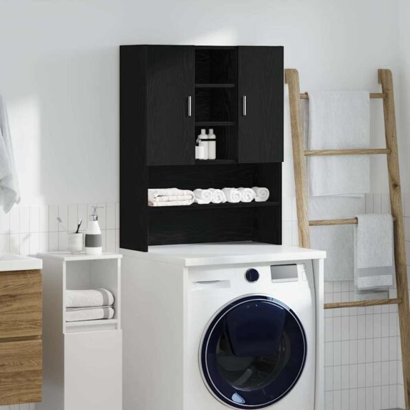 VXL8721158724694_m_en_hd_1.jpg vidaXL Skrinka na práčku čierna dub 70,5x25,5x90 cm – Obrázok 1