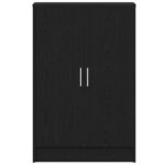 vidaXL Botník dub čierny 60x35x92 cm kompozitné drevo – Obrázok 6