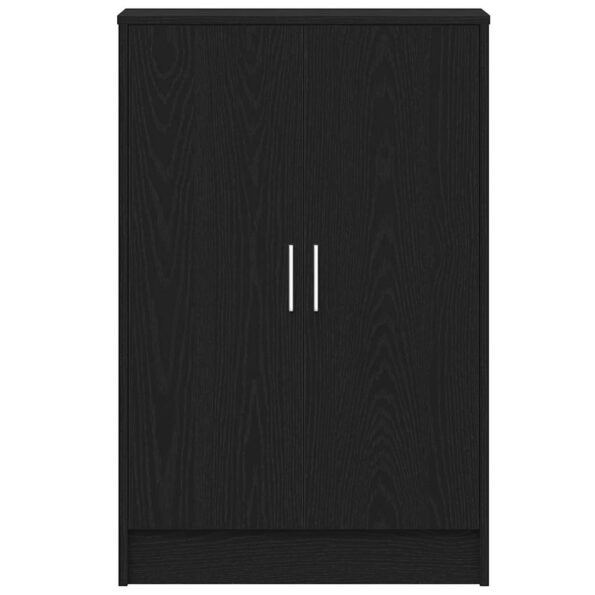 vidaXL Botník dub čierny 60x35x92 cm kompozitné drevo – Obrázok 6