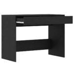 vidaXL Písací stôl, čierny dub 101x50x76,5 cm, kompozitné drevo – Obrázok 5
