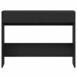 vidaXL Písací stôl, čierny dub 101x50x76,5 cm, kompozitné drevo – Obrázok 6