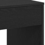 vidaXL Písací stôl, čierny dub 101x50x76,5 cm, kompozitné drevo – Obrázok 9