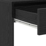 vidaXL Písací stôl, čierny dub 101x50x76,5 cm, kompozitné drevo – Obrázok 10