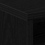 vidaXL Nočný stolík čierna dub 40x30x40 cm kompozitné drevo – Obrázok 8
