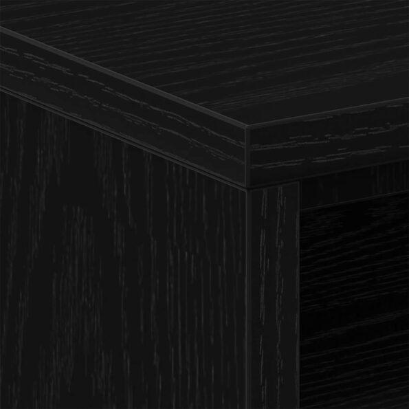 vidaXL Nočný stolík čierna dub 40x30x40 cm kompozitné drevo – Obrázok 8