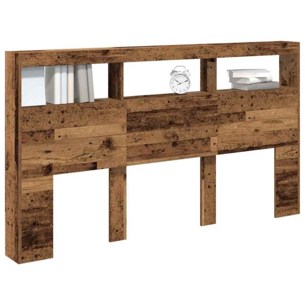 VXL8721158726643_g_en_hd_3.jpg vidaXL Skrinka na čelo postele s LED staré drveo 180x17x102 cm – Obrázok 5