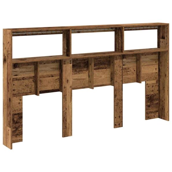 VXL8721158726643_g_en_hd_7.jpg vidaXL Skrinka na čelo postele s LED staré drveo 180x17x102 cm – Obrázok 9