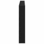vidaXL Skrinka na čelo postele s LED čierna dub 180x17x102 cm – Obrázok 8