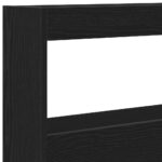 vidaXL Skrinka na čelo postele s LED čierna dub 180x17x102 cm – Obrázok 10