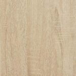 vidaXL Posteľný rám bez matraca dub sonoma 200x200 cm kompozitné drevo – Obrázok 9