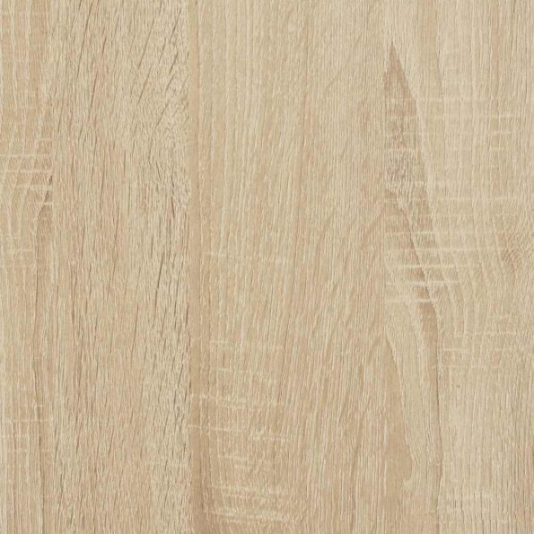 vidaXL Posteľný rám bez matraca dub sonoma 200x200 cm kompozitné drevo – Obrázok 9
