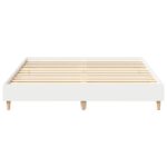 vidaXL Posteľný rám bez matraca biely 150x200 cm kompozitné drevo – Obrázok 5
