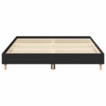 vidaXL Posteľný rám bez matraca čierny 150x200 cm kompozitné drevo – Obrázok 5