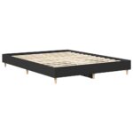 vidaXL Posteľný rám bez matraca čierny 150x200 cm kompozitné drevo – Obrázok 7