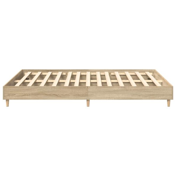 VXL8721158757012_g_en_hd_4.jpg vidaXL Posteľný rám bez matraca dub sonoma 150x200 cm kompozitné drevo – Obrázok 6