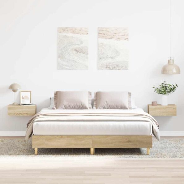 VXL8721158757012_m_en_hd_1.jpg vidaXL Posteľný rám bez matraca dub sonoma 150x200 cm kompozitné drevo – Obrázok 1