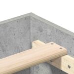 vidaXL Posteľný rám bez matraca 140x200 cm kompozitné drevo – Obrázok 8