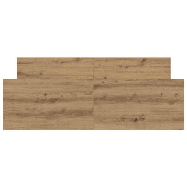 vidaXL Posteľný rám bez matraca remeselnícky dub 120x190 cm – Obrázok 5