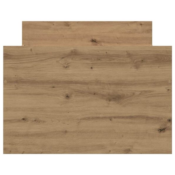 vidaXL Posteľný rám bez matraca remeselnícky dub 90x190 cm – Obrázok 6