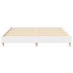 vidaXL Posteľný rám bez matraca biela 180x200cm kompozitné drevo – Obrázok 5