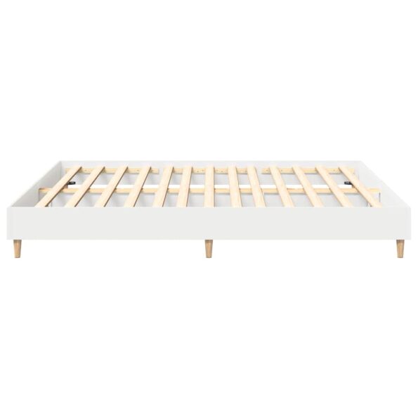 vidaXL Posteľný rám bez matraca biela 180x200cm kompozitné drevo – Obrázok 6