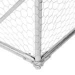 vidaXL Vonkajšia búda pre psov s výbehom, 6x2x1,5 m, pozinkovaná oceľ – Obrázok 6