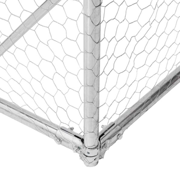 VXL8721158761590_g_en_hd_4.jpg vidaXL Vonkajšia búda pre psov s výbehom, 6x2x1,5 m, pozinkovaná oceľ – Obrázok 6