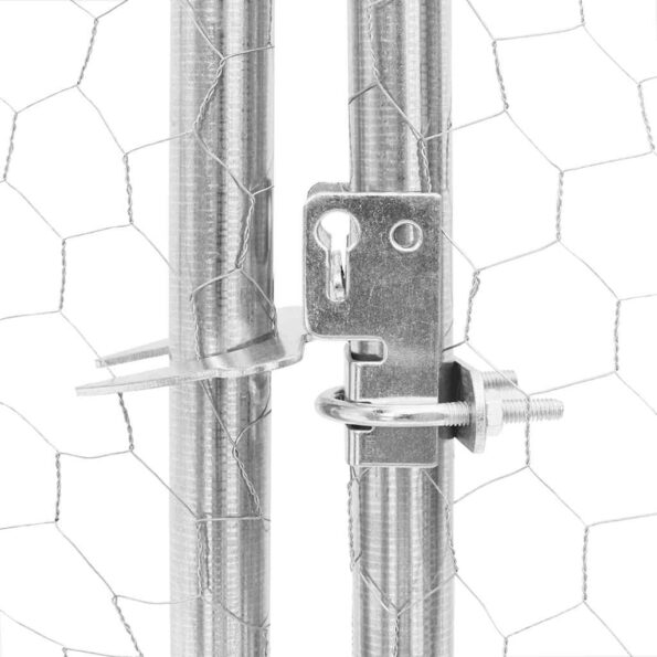 VXL8721158761644_g_en_hd_5.jpg vidaXL Vonkajšia búda pre psov s výbehom, 5x3x1,9 m, pozinkovaná oceľ – Obrázok 7