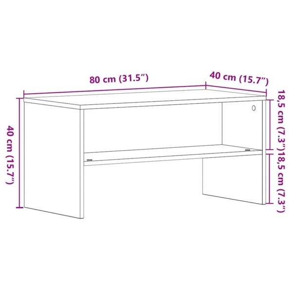 VXL8721158768124_g_en_hd_8.jpg vidaXL TV skrinka Dub čierny 80x40x40 cm Drevo – Obrázok 10
