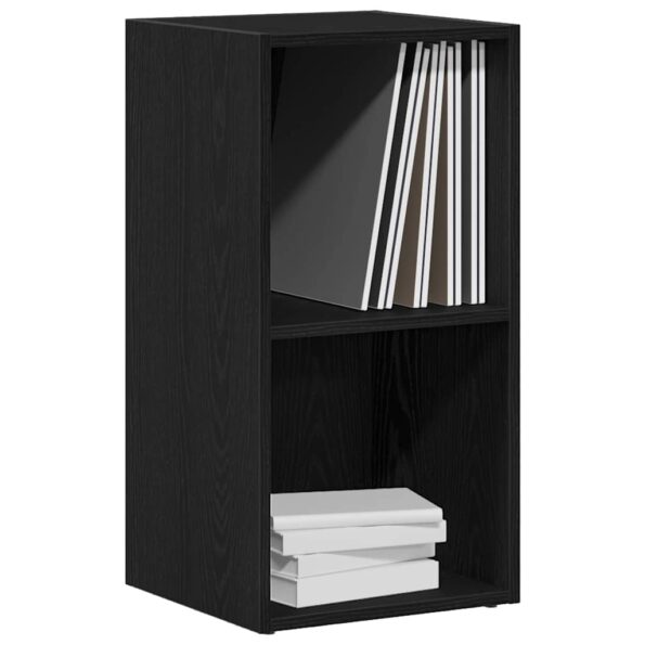 vidaXL LP úložný box Čierny dub 71x34x36 cm Konštruktérske drevo – Obrázok 4