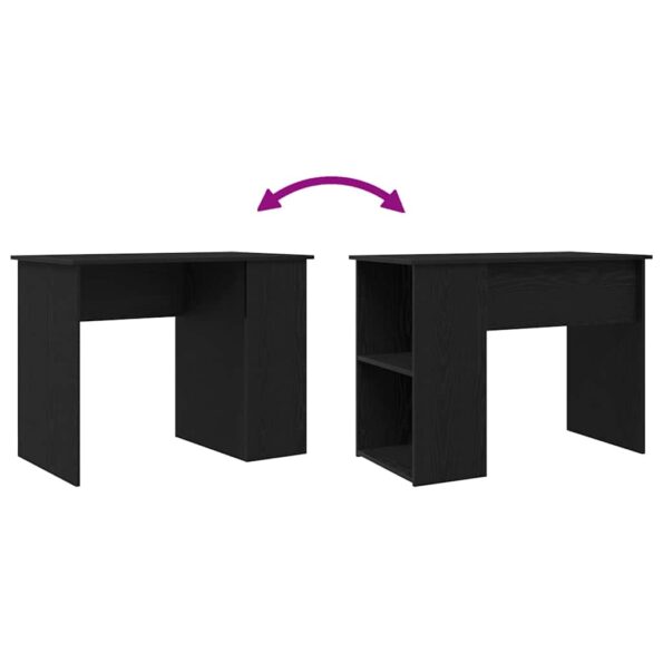 vidaXL Stôl čierny dub 100x55x75 cm spracované drevo – Obrázok 8